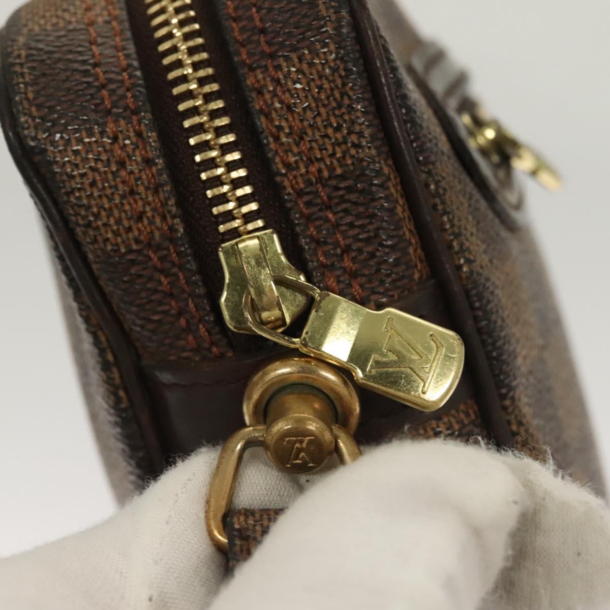 LOUIS VUITTON Damier Ebene Orsay Clutch Bag SPO LV Auth 125777