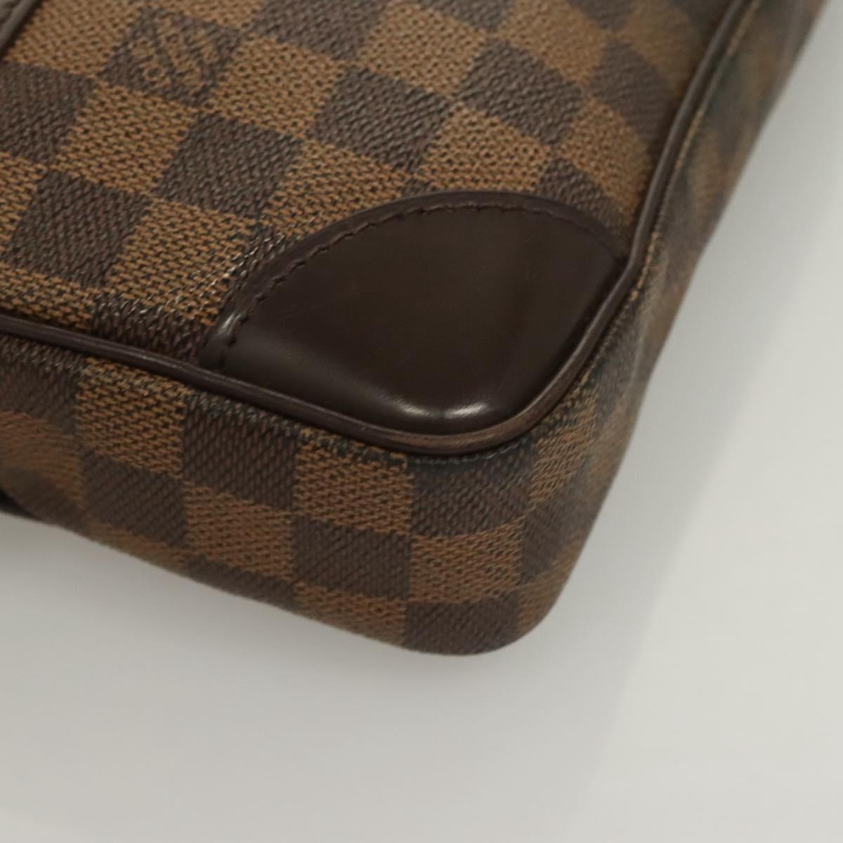 LOUIS VUITTON Damier Ebene Orsay Clutch Bag SPO LV Auth 125777