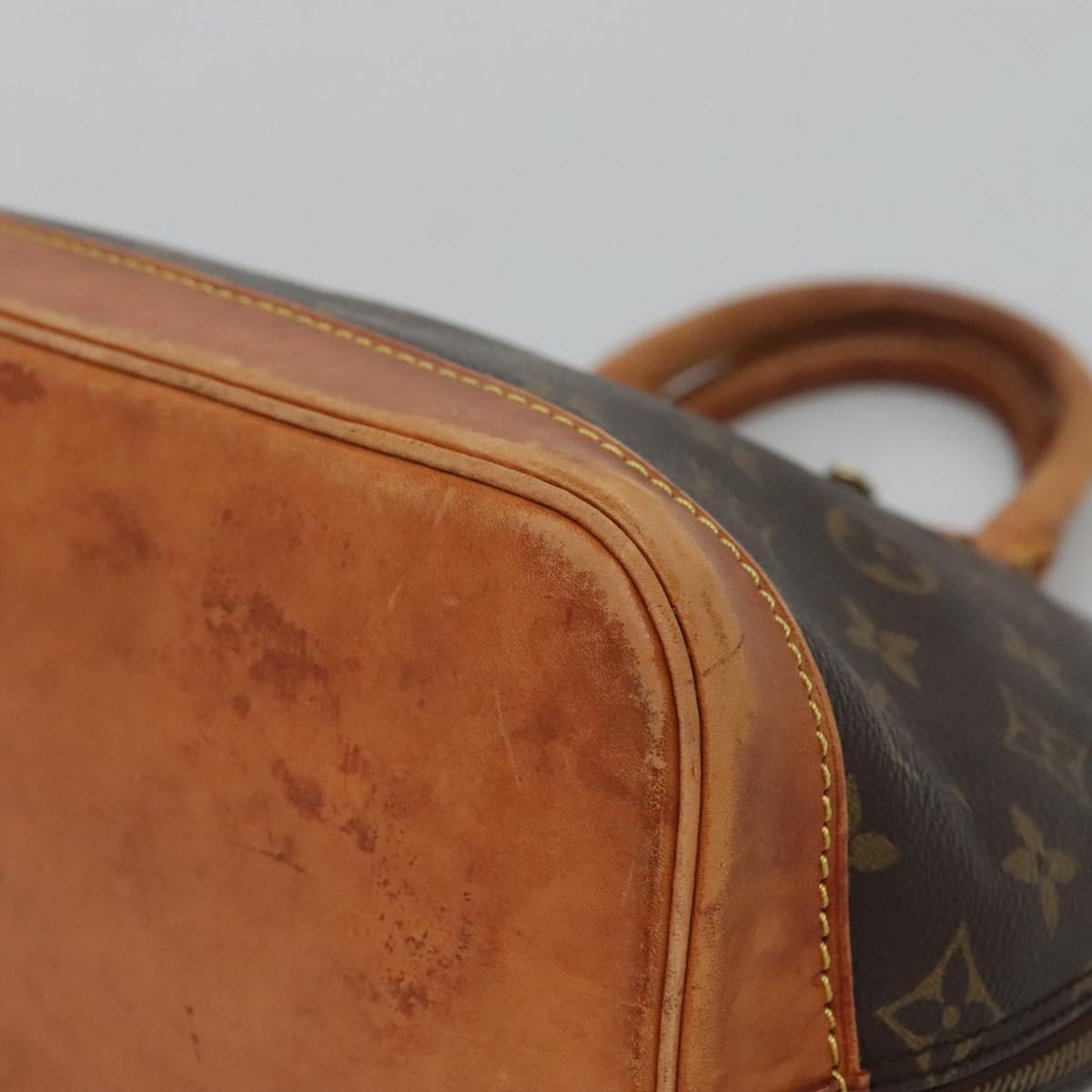 LOUIS VUITTON Monogram Alma Hand Bag M51130 LV Auth 125788