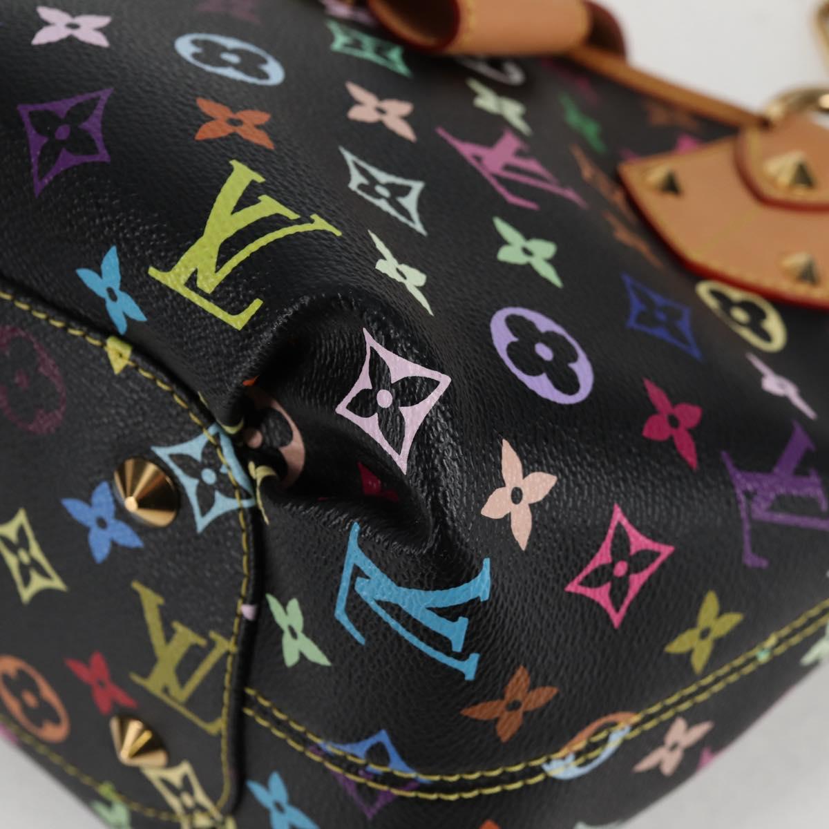 LOUIS VUITTON Multicolor Annie GM Shoulder Bag Black M40304 LV Auth 125796V