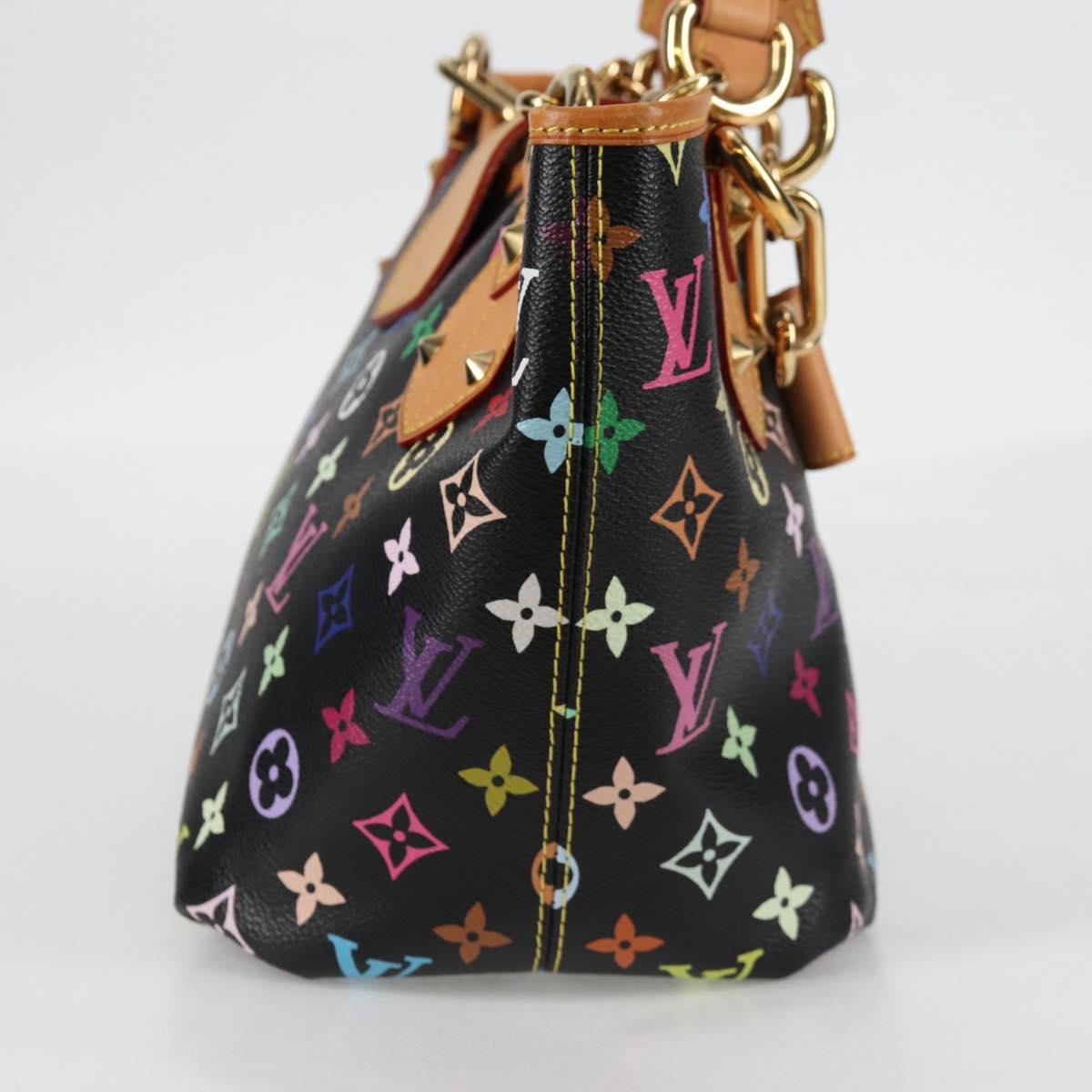 LOUIS VUITTON Multicolor Annie GM Shoulder Bag Black M40304 LV Auth 125796SAV