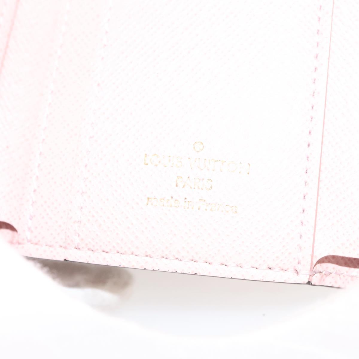 LOUIS VUITTON Monogram Portefeuille Zoe Wallet Pink M62933 LV Auth 125843