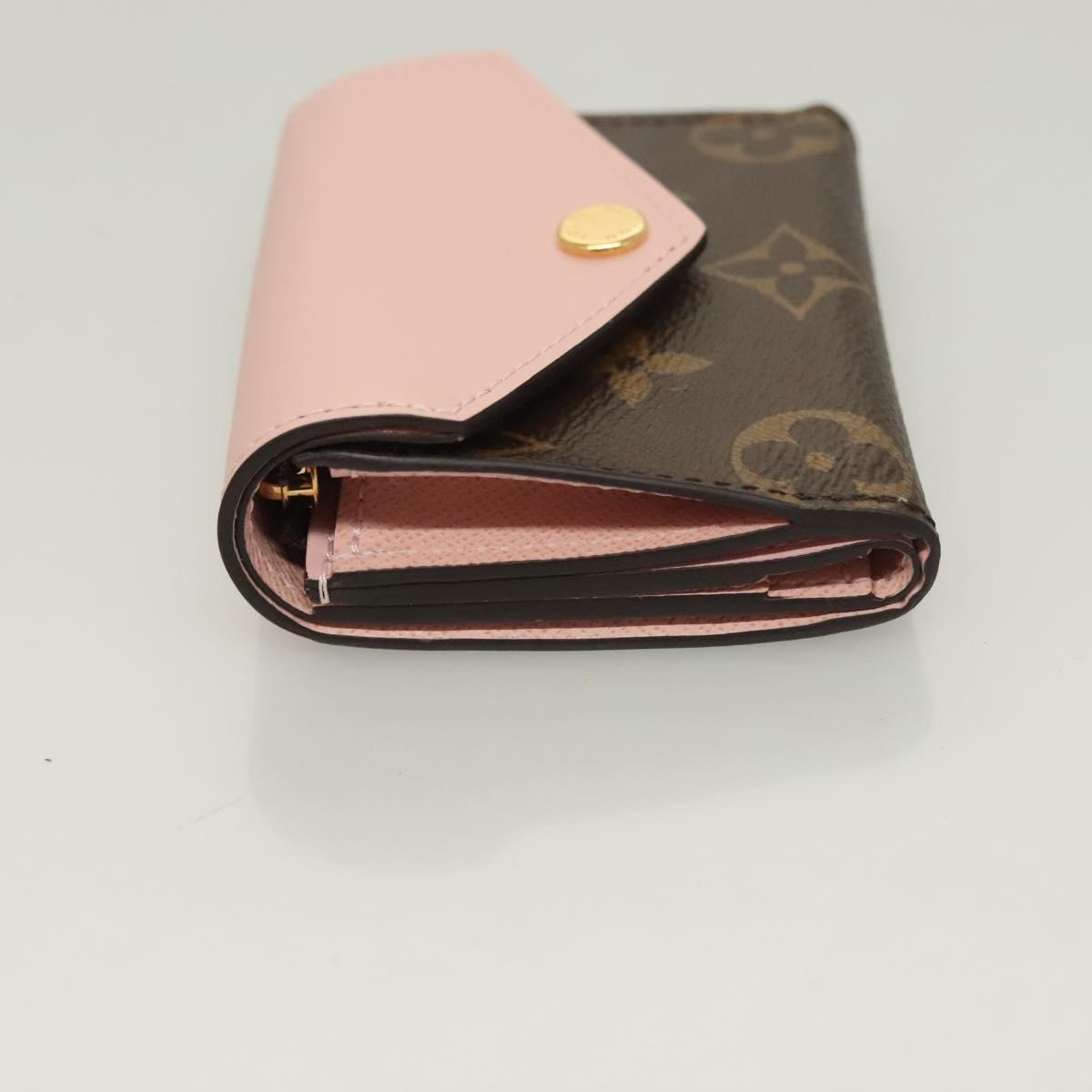 LOUIS VUITTON Monogram Portefeuille Zoe Wallet Pink M62933 LV Auth 125843