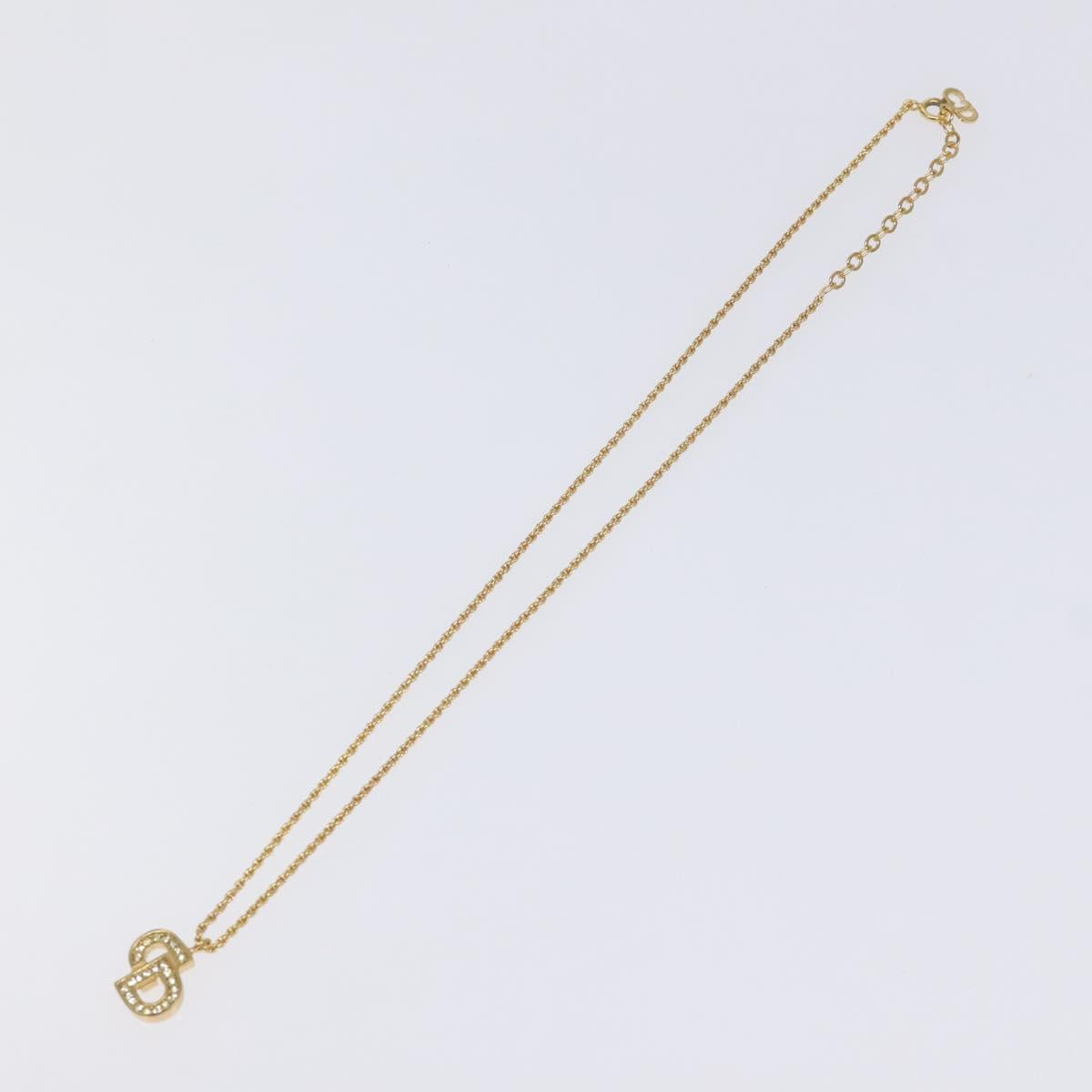 Christian Dior Necklace metal Gold Auth 125848