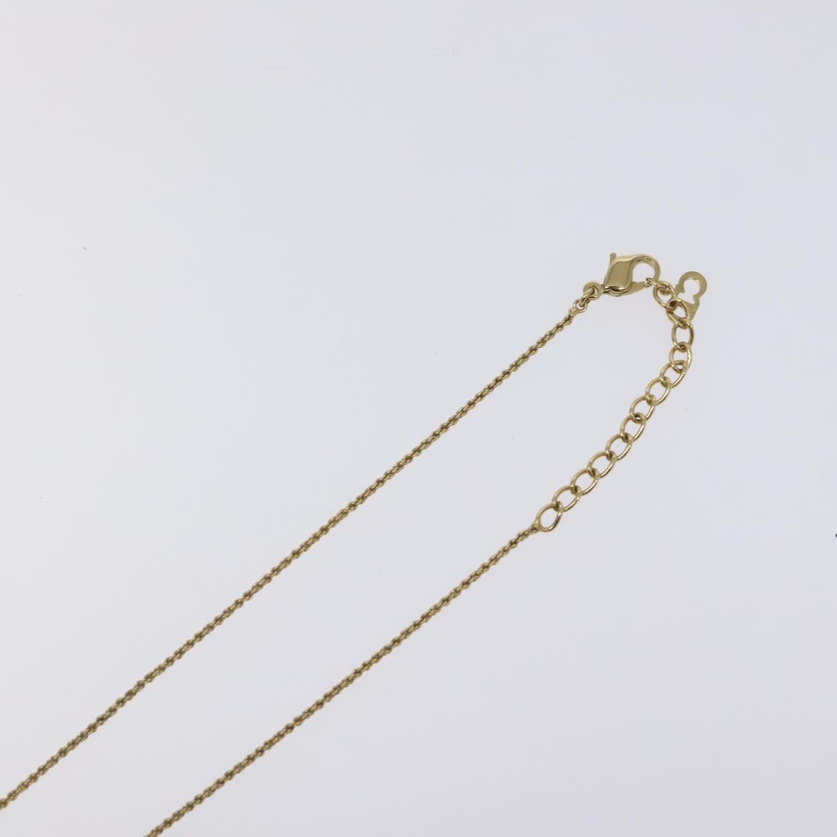 Christian Dior Necklace metal Gold Auth 125859