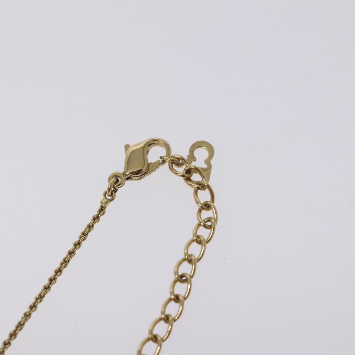 Christian Dior Necklace metal Gold Auth 125859