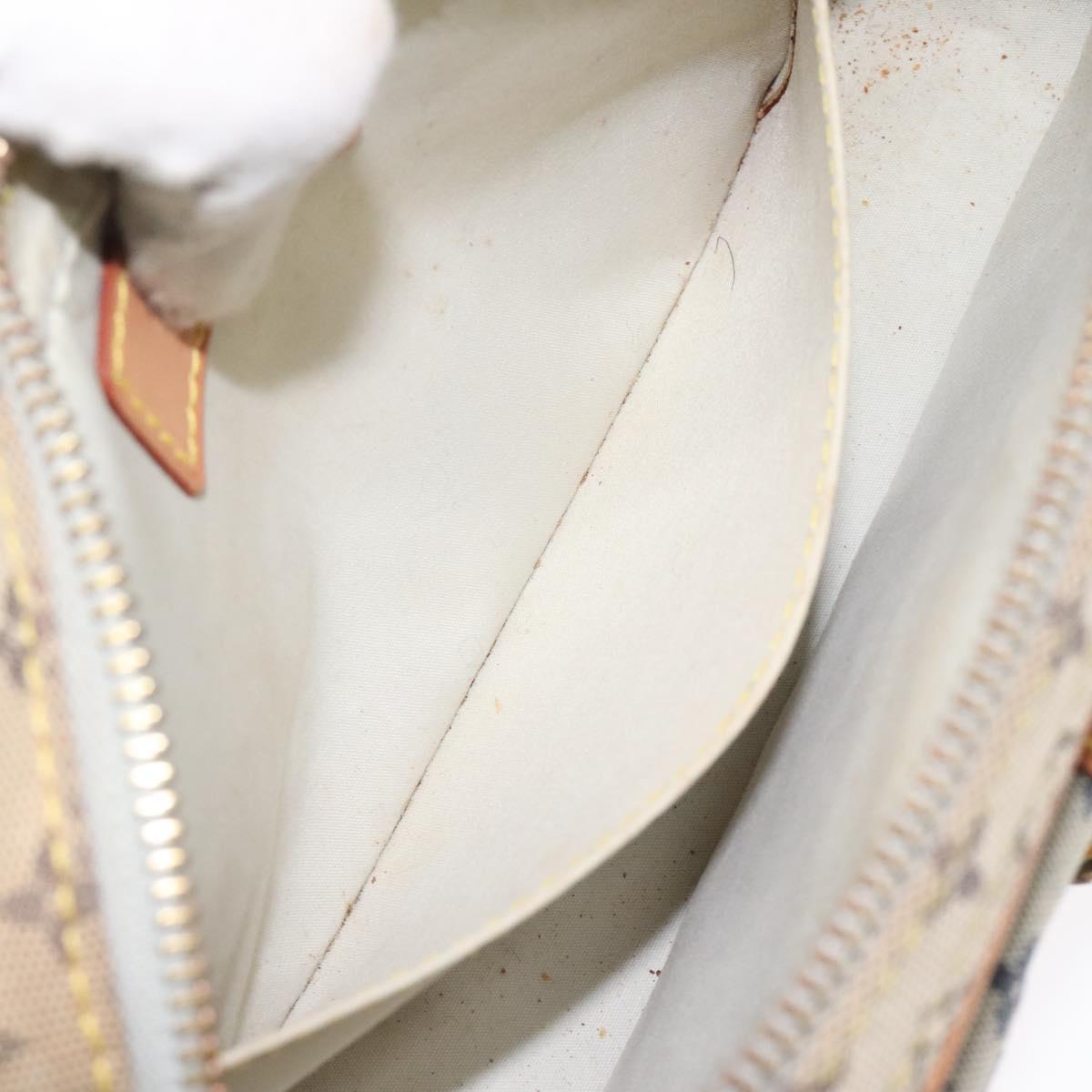 LOUIS VUITTON Monogram Mini Juliet MM Shoulder Bag Blue M92004 LV Auth 125945