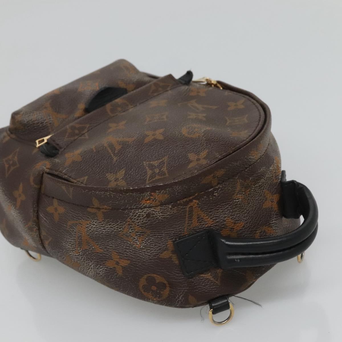 LOUIS VUITTON Monogram Palm Springs MINI Backpack M44873 LV Auth 126073