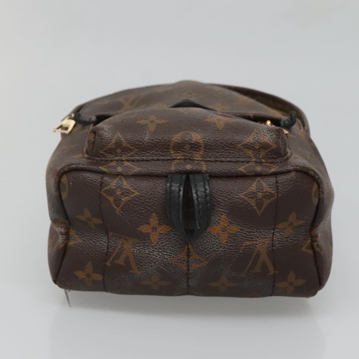 LOUIS VUITTON Monogram Palm Springs MINI Backpack M44873 LV Auth 126073