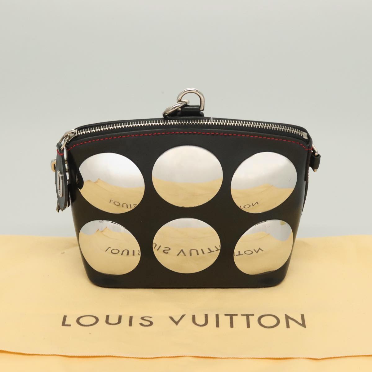 LOUIS VUITTON Suhari Mini Lockit Hand Bag Black M42019 LV Auth 126090M