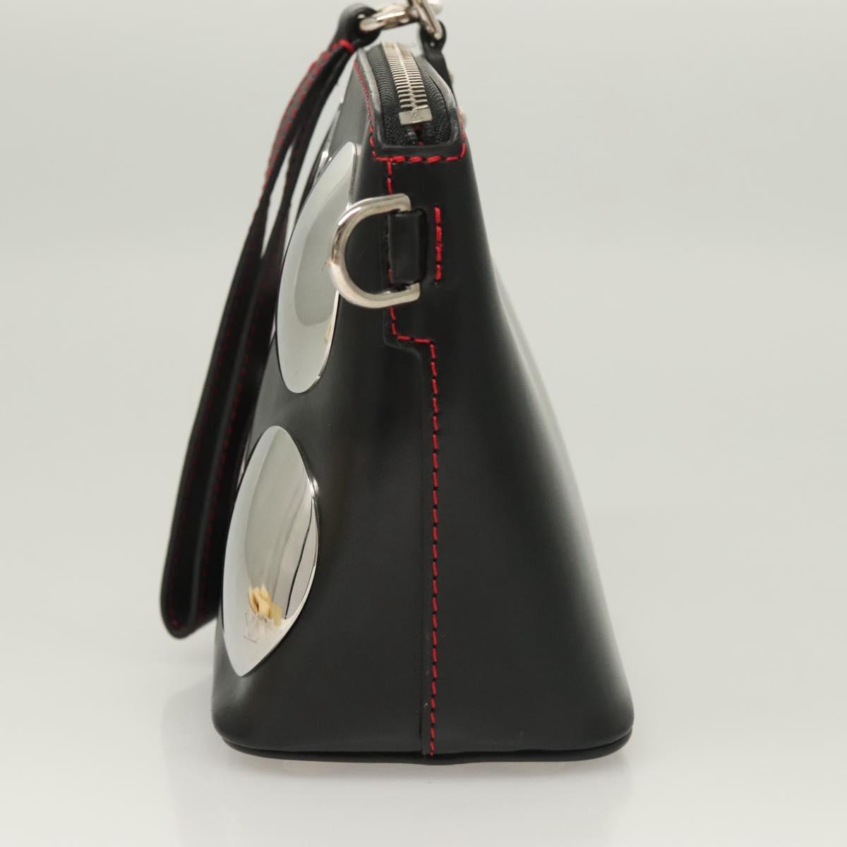 LOUIS VUITTON Suhari Mini Lockit Hand Bag Black M42019 LV Auth 126090M