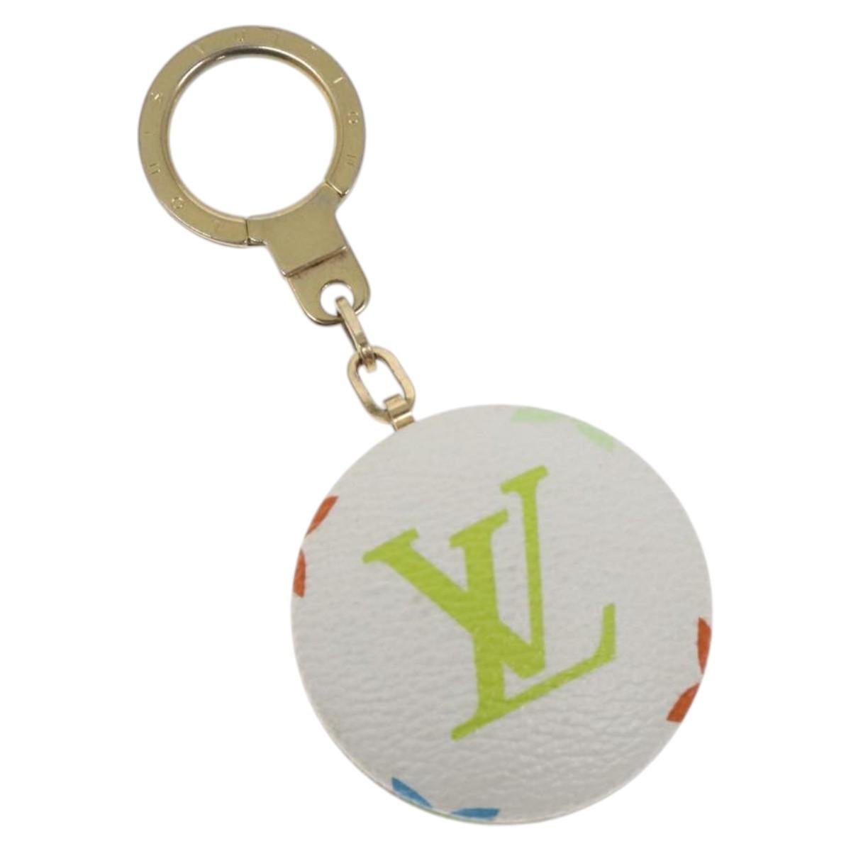 LOUIS VUITTON Monogram Multicolor Astropill Charm White M51911 LV Auth 126204