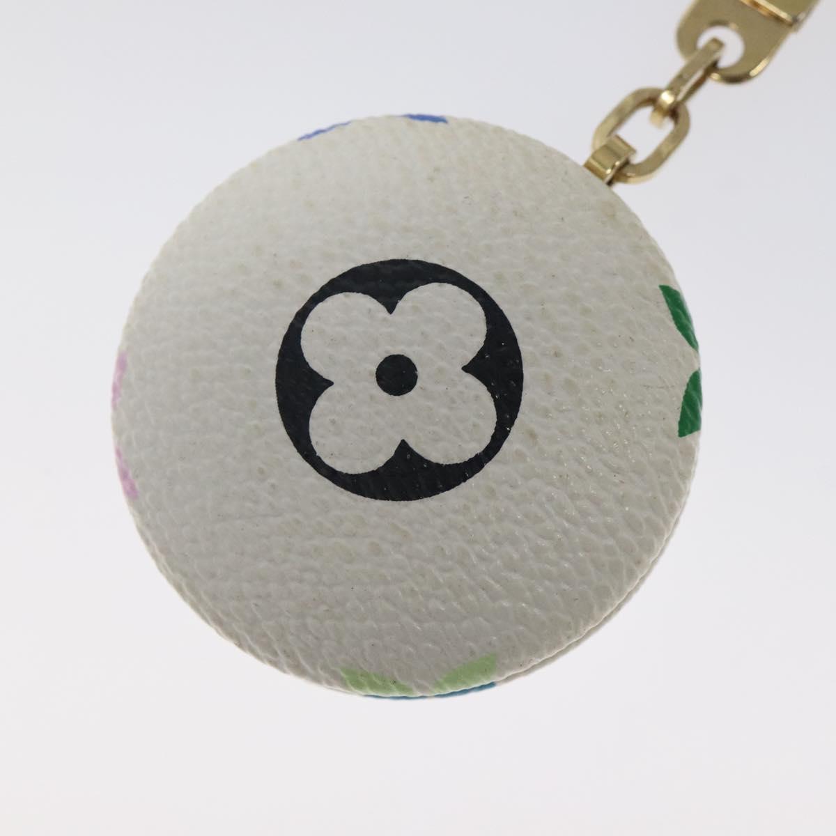 LOUIS VUITTON Monogram Multicolor Astropill Charm White M51911 LV Auth 126204