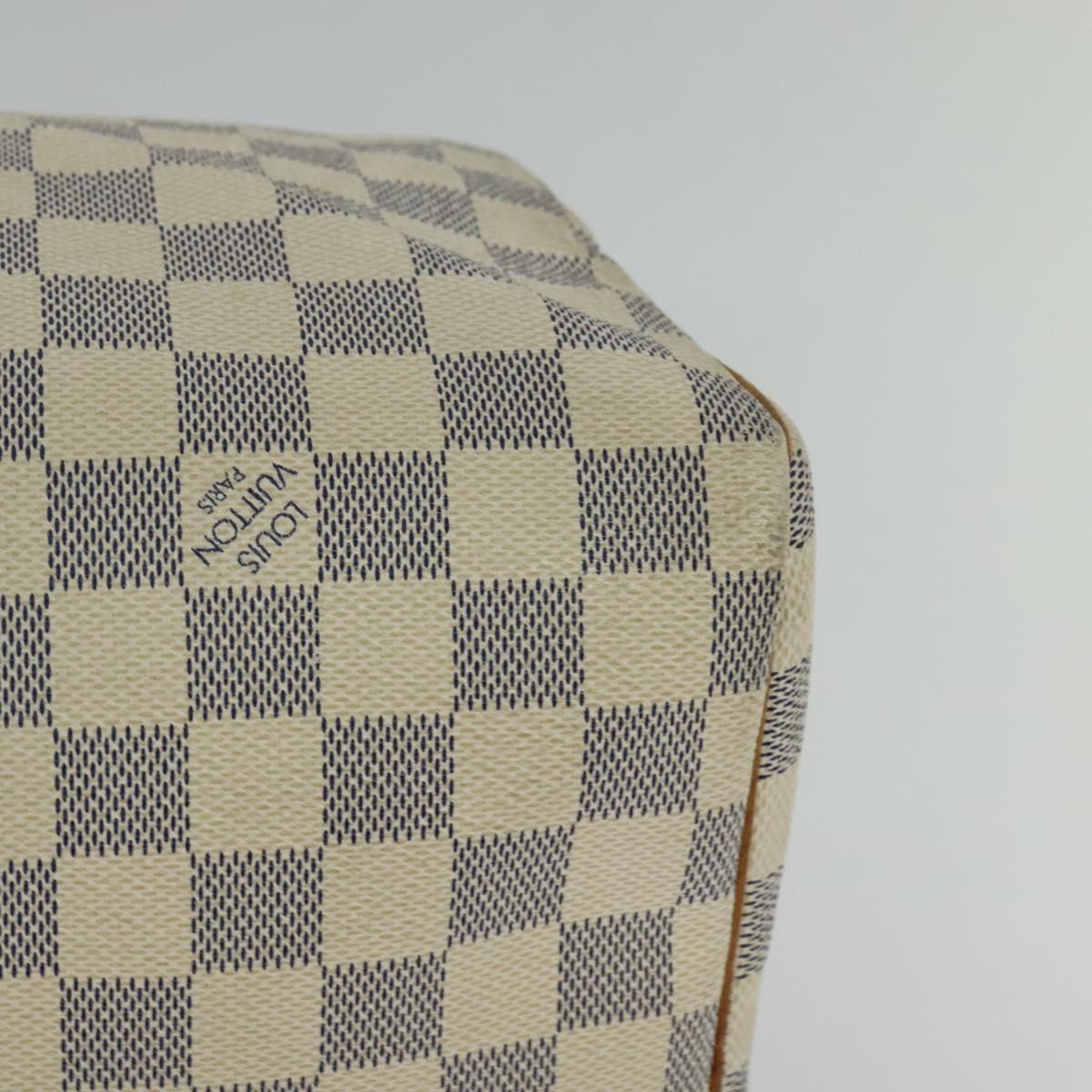 LOUIS VUITTON Damier Azur Speedy 30 Hand Bag N41533 LV Auth 126214