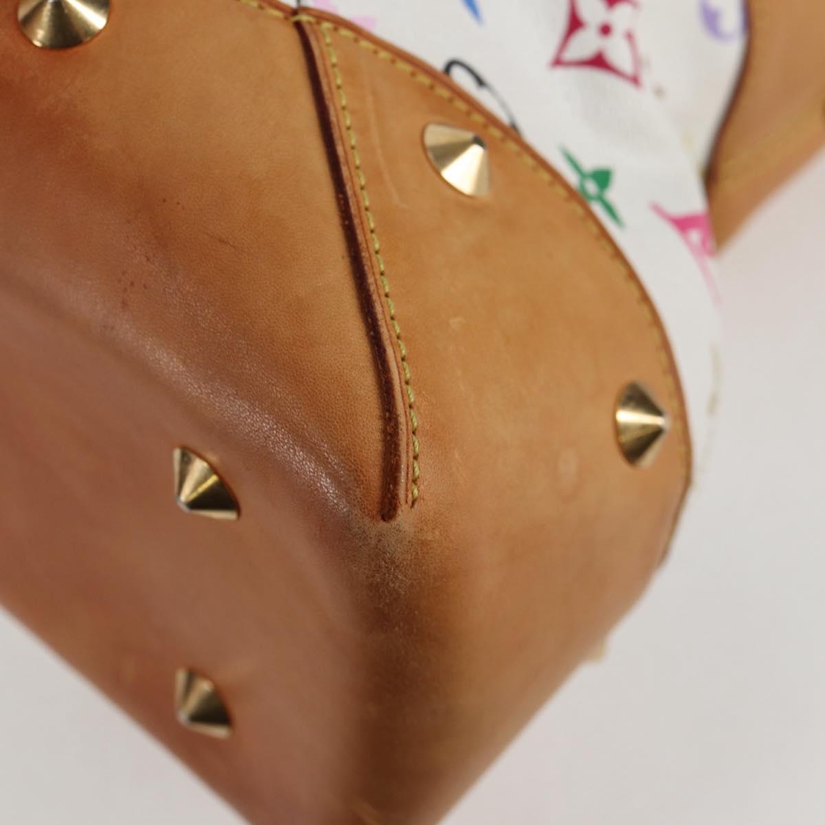 LOUIS VUITTON Monogram Multicolor Judy GM Shoulder Bag White M40253 Auth 126227V