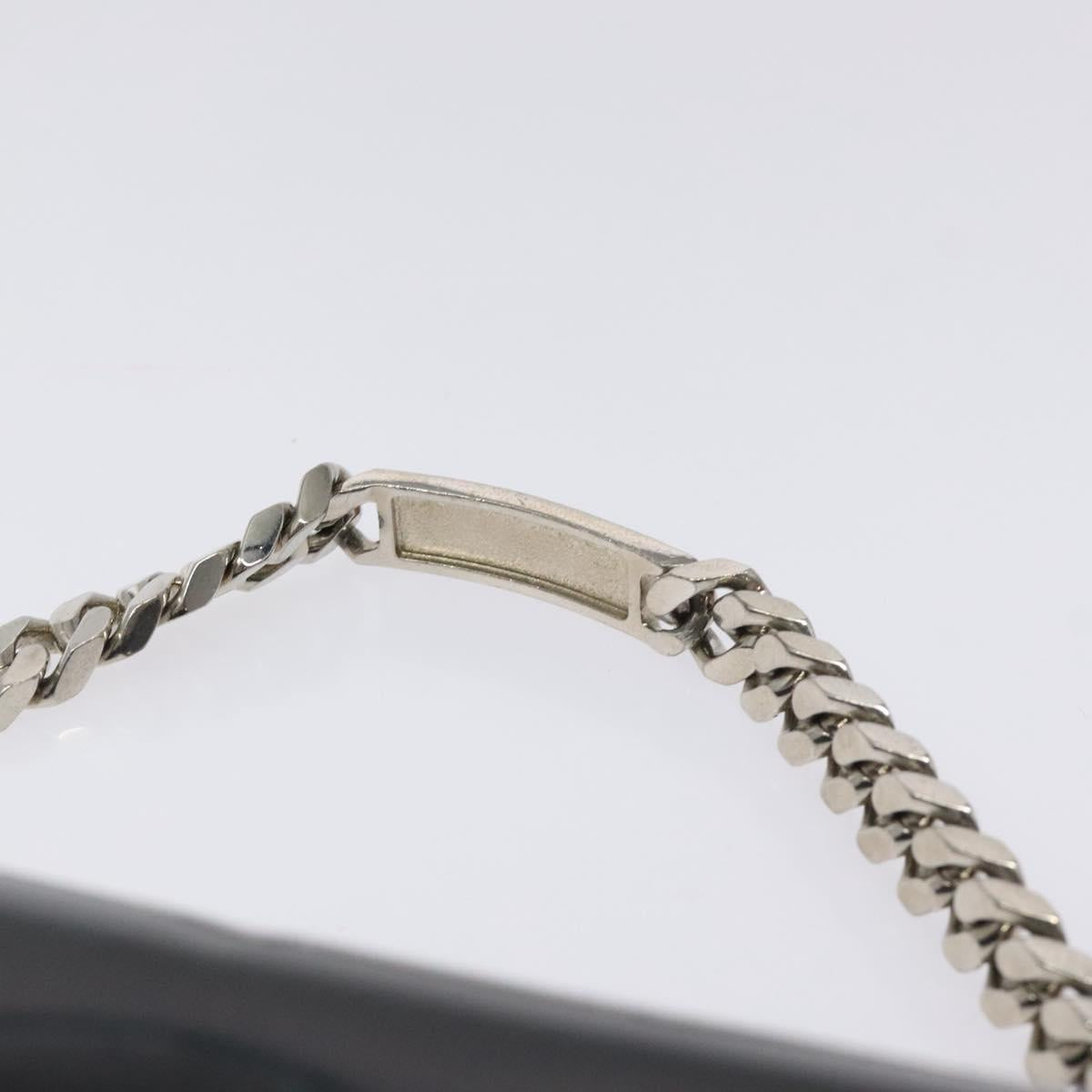 CHANEL COCO Mark Chain Hand Bag Patent leather Black Silver CC Auth 126242