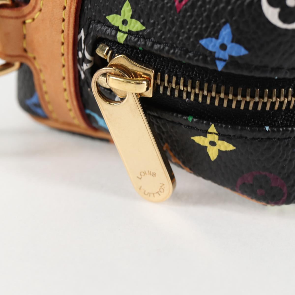 LOUIS VUITTON Multicolor Trousse Wapity Pouch Black M58034 Auth 126256AV