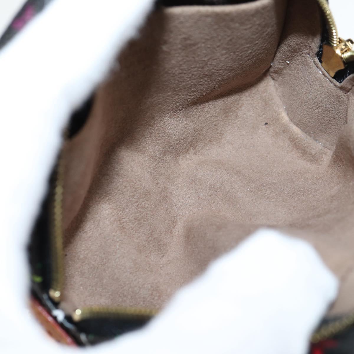 LOUIS VUITTON Multicolor Trousse Wapity Pouch Black M58034 Auth 126256AV