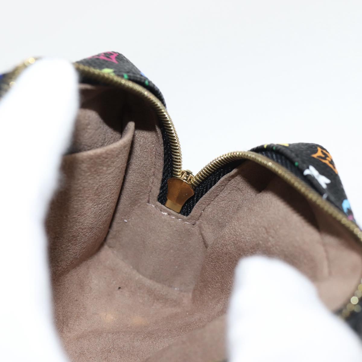 LOUIS VUITTON Multicolor Trousse Wapity Pouch Black M58034 Auth 126256AV