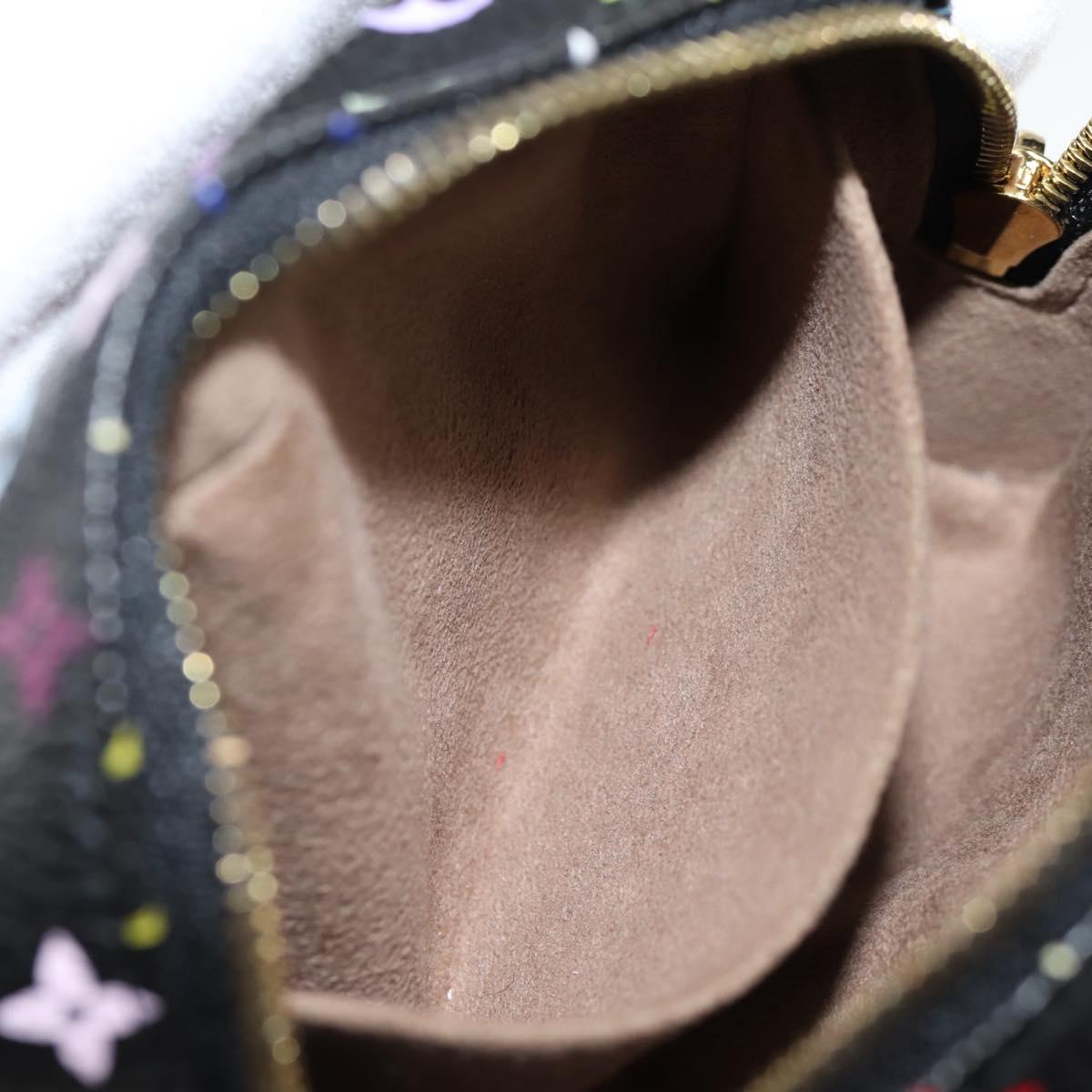 LOUIS VUITTON Multicolor Trousse Wapity Pouch Black M58034 Auth 126256AV