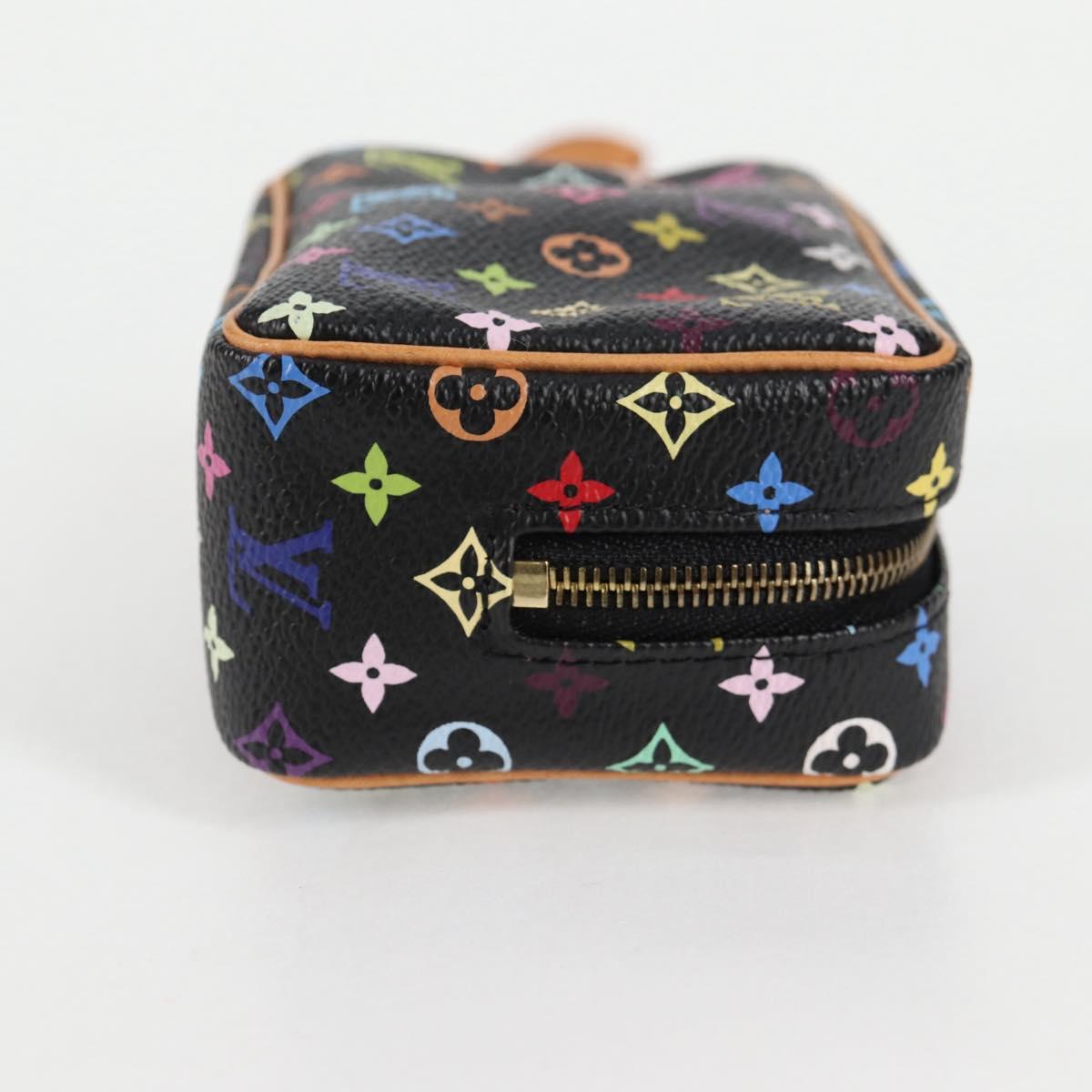 LOUIS VUITTON Multicolor Trousse Wapity Pouch Black M58034 Auth 126256AV