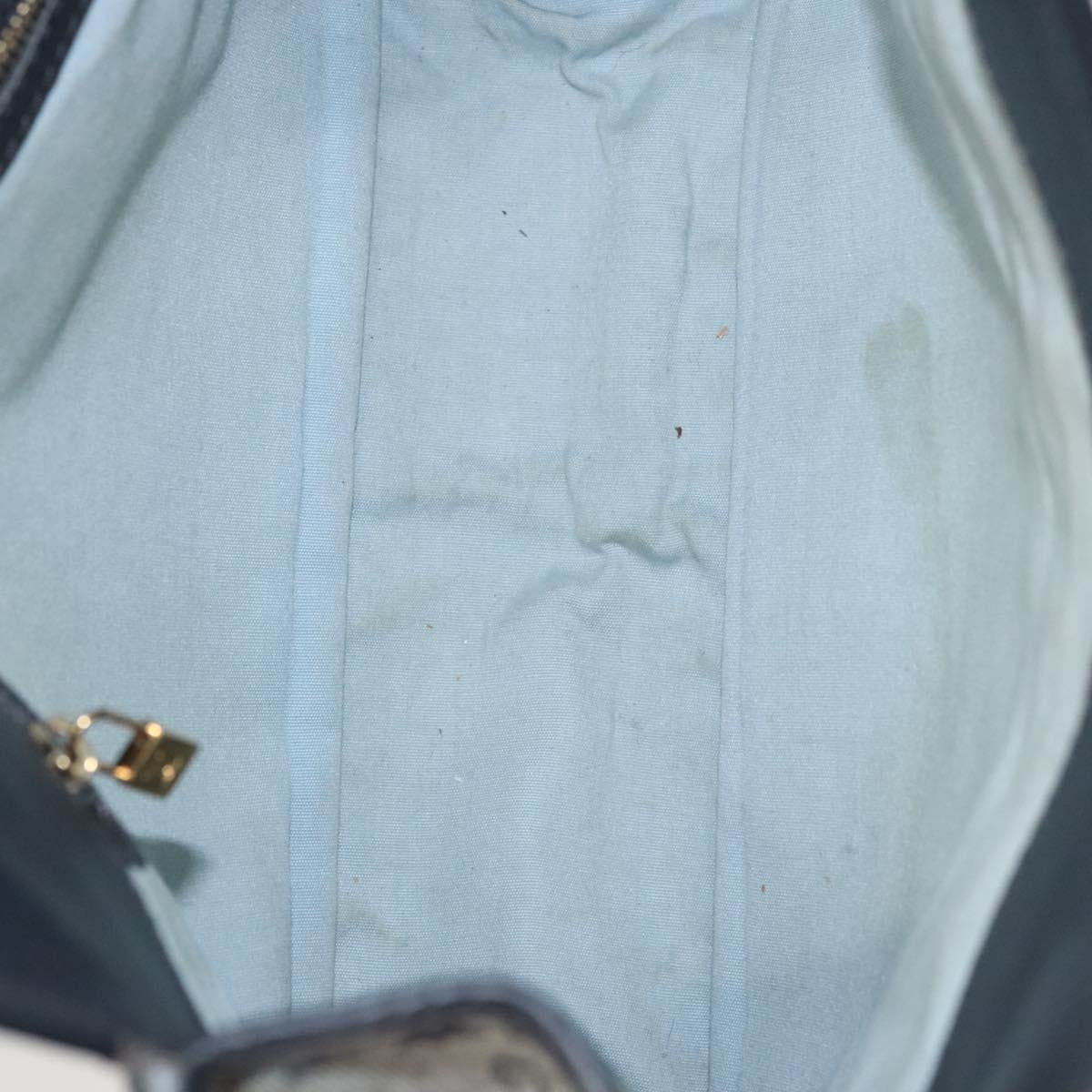 LOUIS VUITTON Monogram Mini Sac Catline Tote Bag Navy M92325 LV Auth 126282