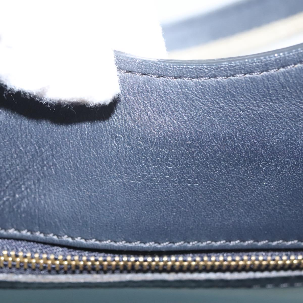 LOUIS VUITTON Monogram Mini Sac Catline Tote Bag Navy M92325 LV Auth 126282