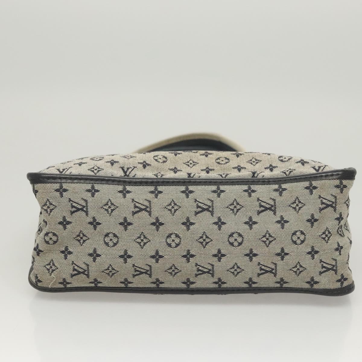 LOUIS VUITTON Monogram Mini Sac Catline Tote Bag Navy M92325 LV Auth 126282