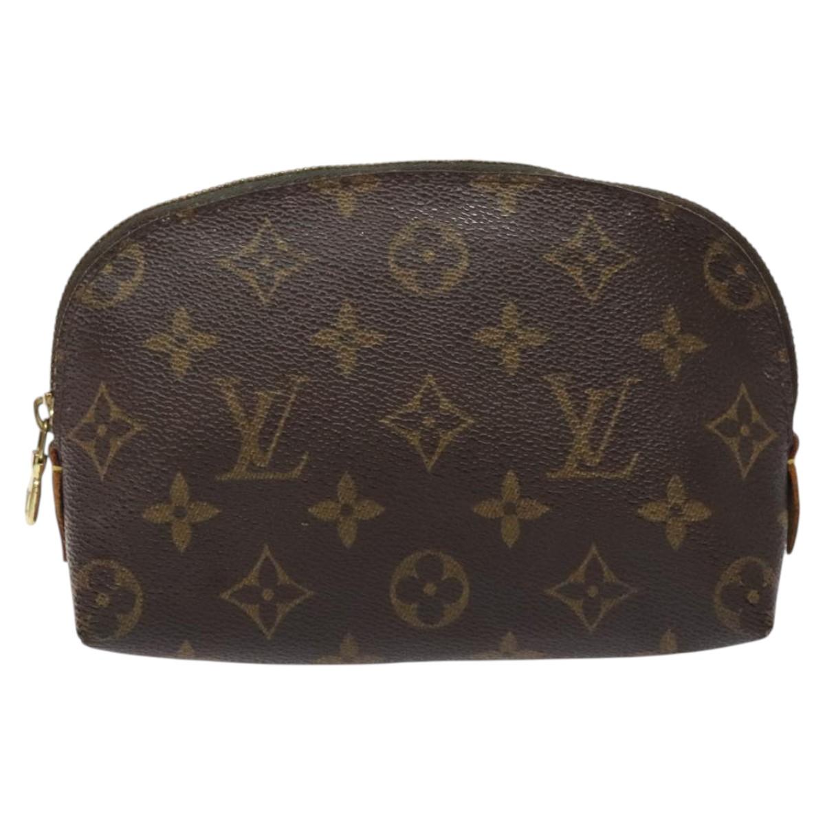 LOUIS VUITTON Monogram Pochette Cosmetic PM Pouch M43998 LV Auth 126310