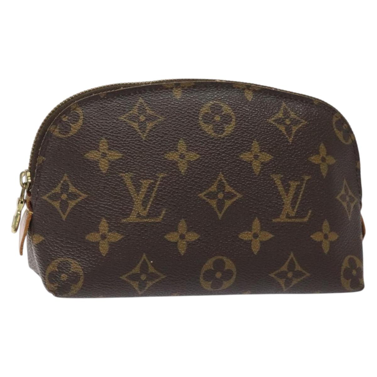 LOUIS VUITTON Monogram Pochette Cosmetic PM Pouch M43998 LV Auth 126340