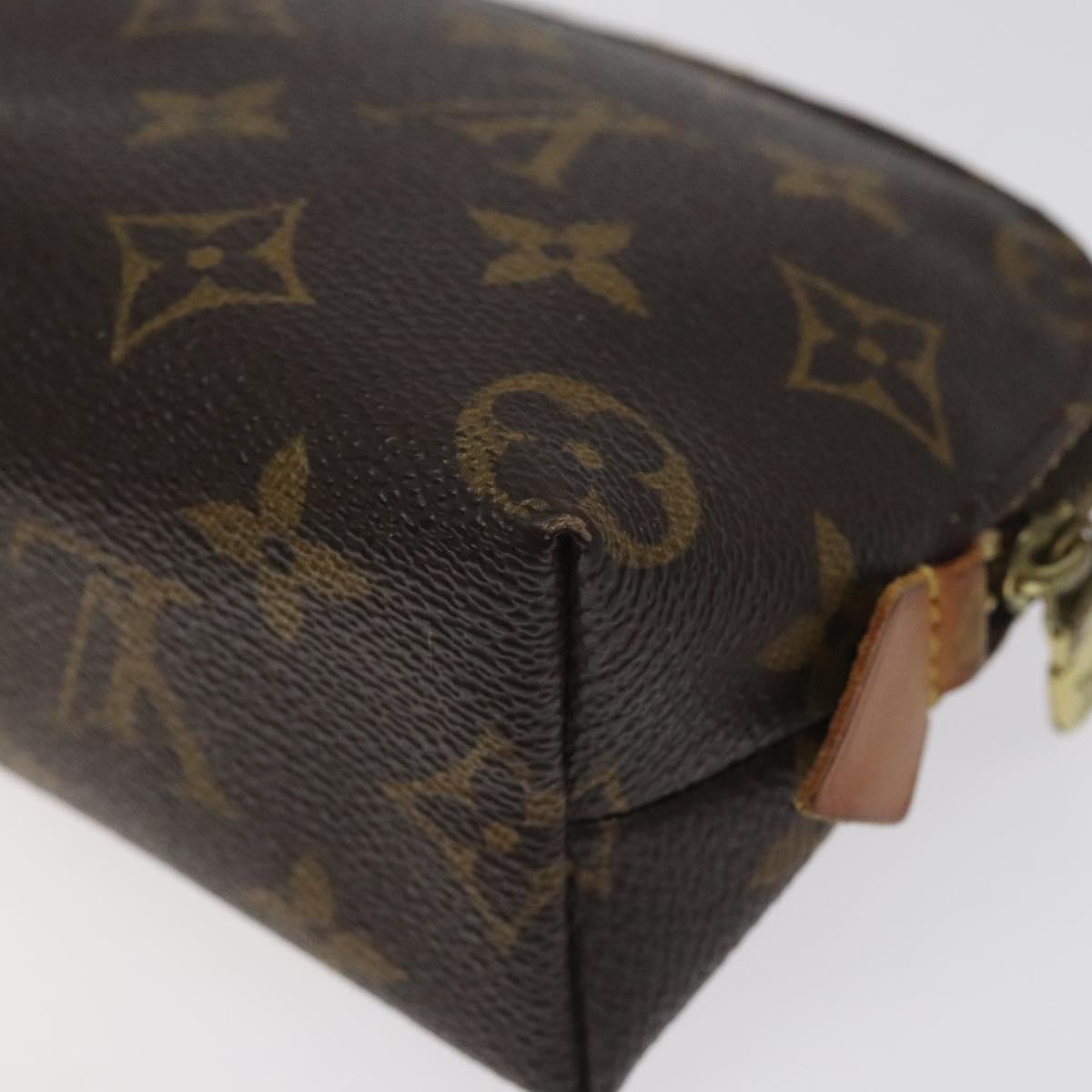 LOUIS VUITTON Monogram Pochette Cosmetic PM Pouch M43998 LV Auth 126340