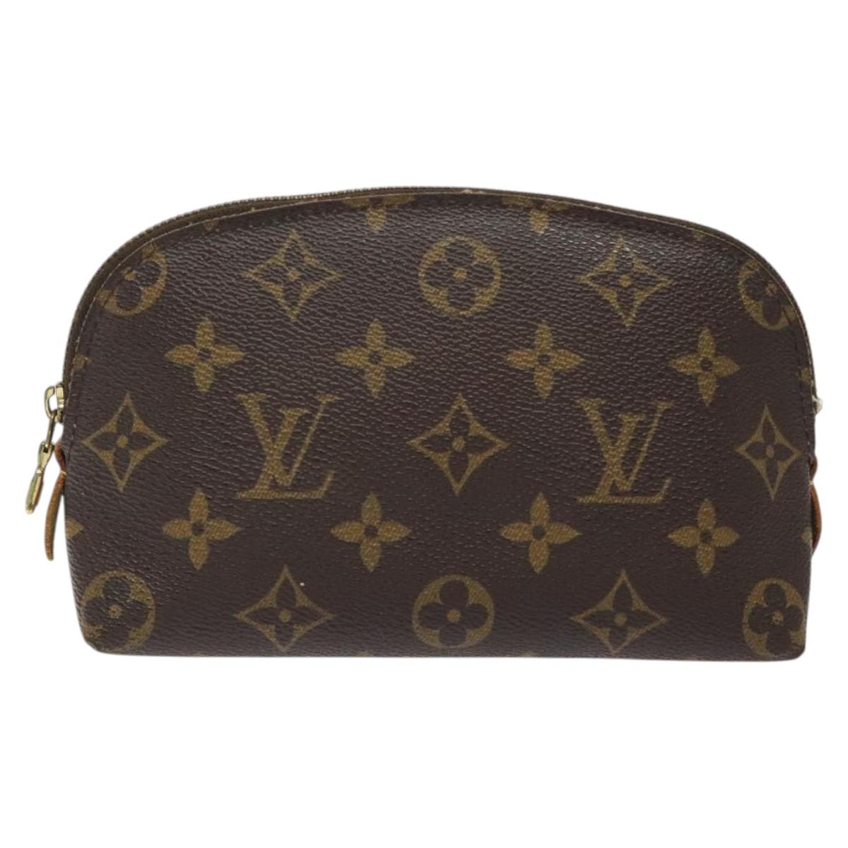 LOUIS VUITTON Monogram Pochette Cosmetic PM Pouch M43998 LV Auth 126340