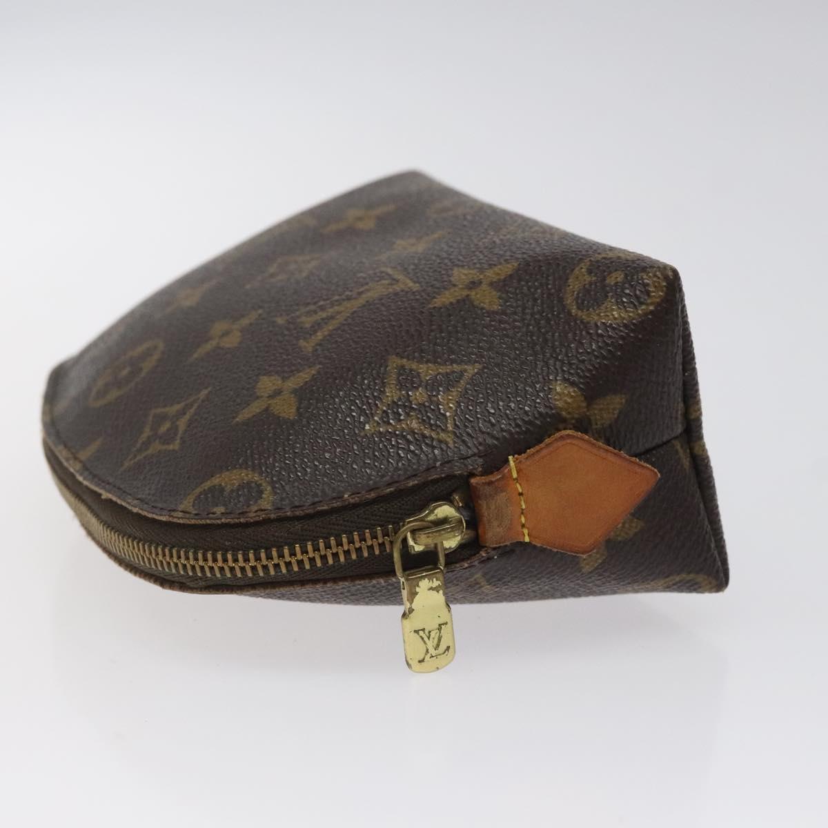 LOUIS VUITTON Monogram Pochette Cosmetic PM Pouch M43998 LV Auth 126340