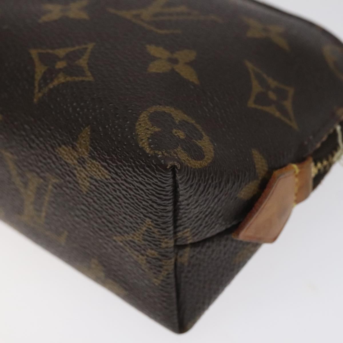 LOUIS VUITTON Monogram Pochette Cosmetic PM Pouch M43998 LV Auth 126340
