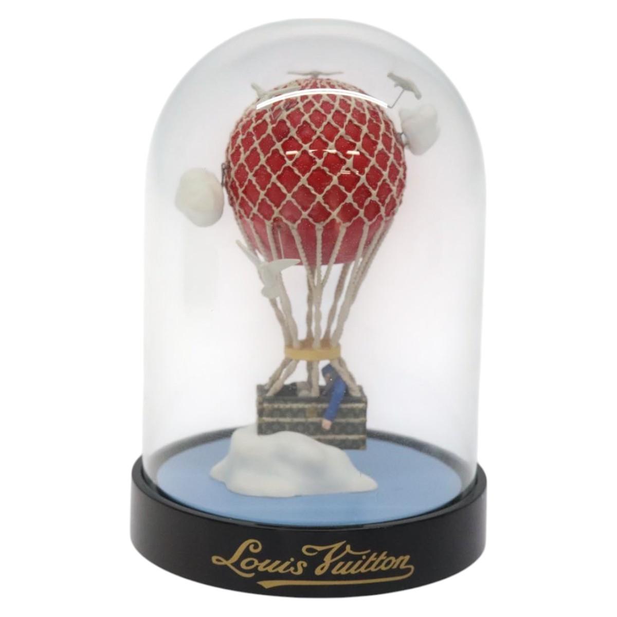 LOUIS VUITTON Snow Globe Balloon VIP Only Clear Red LV Auth 126353