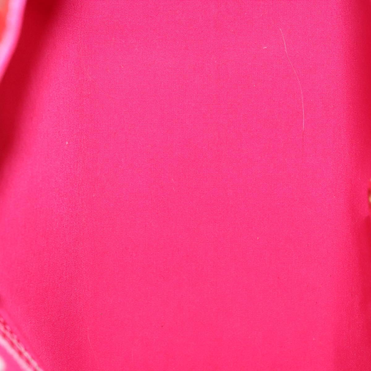 LOUIS VUITTON Monogram Vernis Wilshire PM Hand Bag Rose Pop M93643 Auth 126362