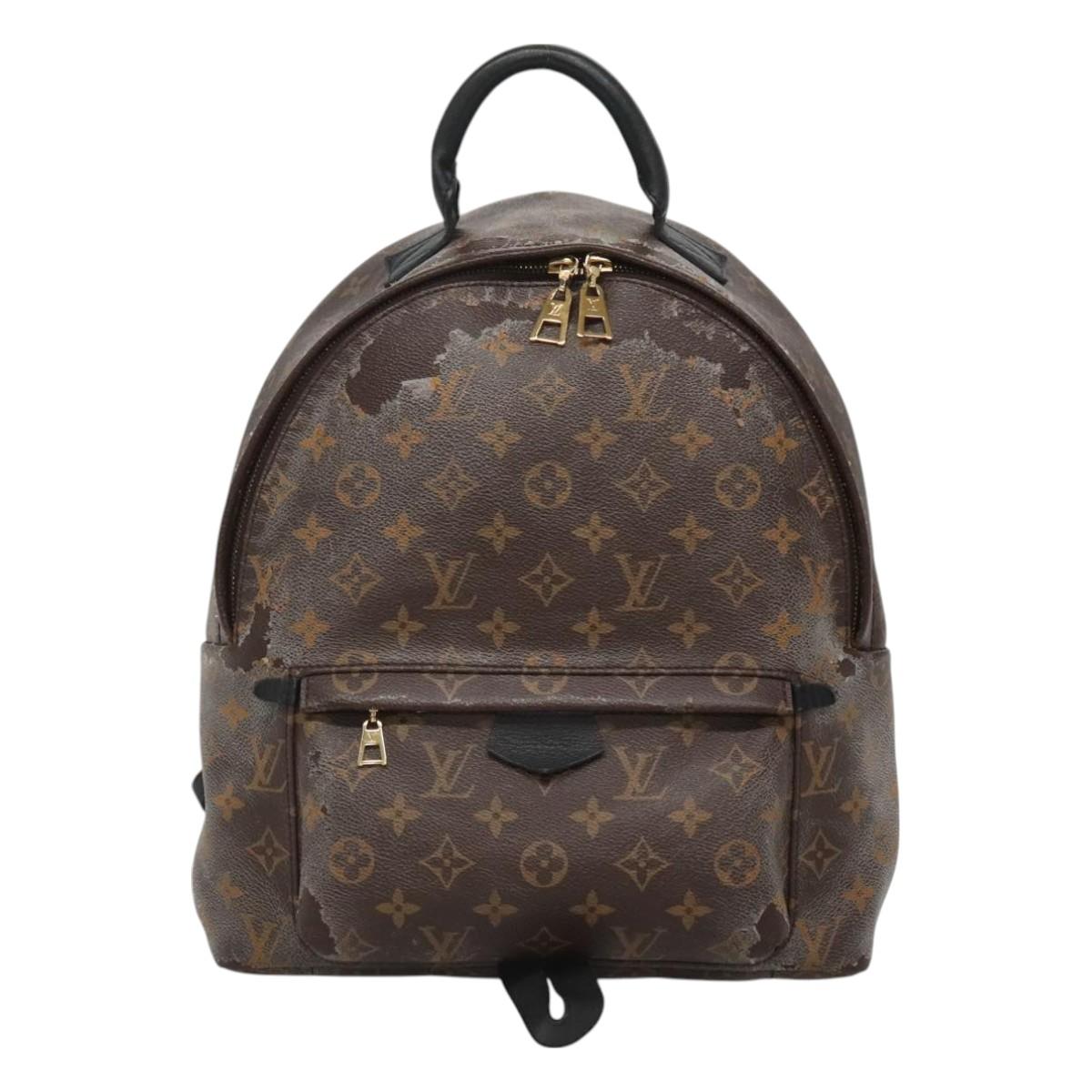 LOUIS VUITTON Monogram Palm Springs MM Backpack M41561 LV Auth 126415
