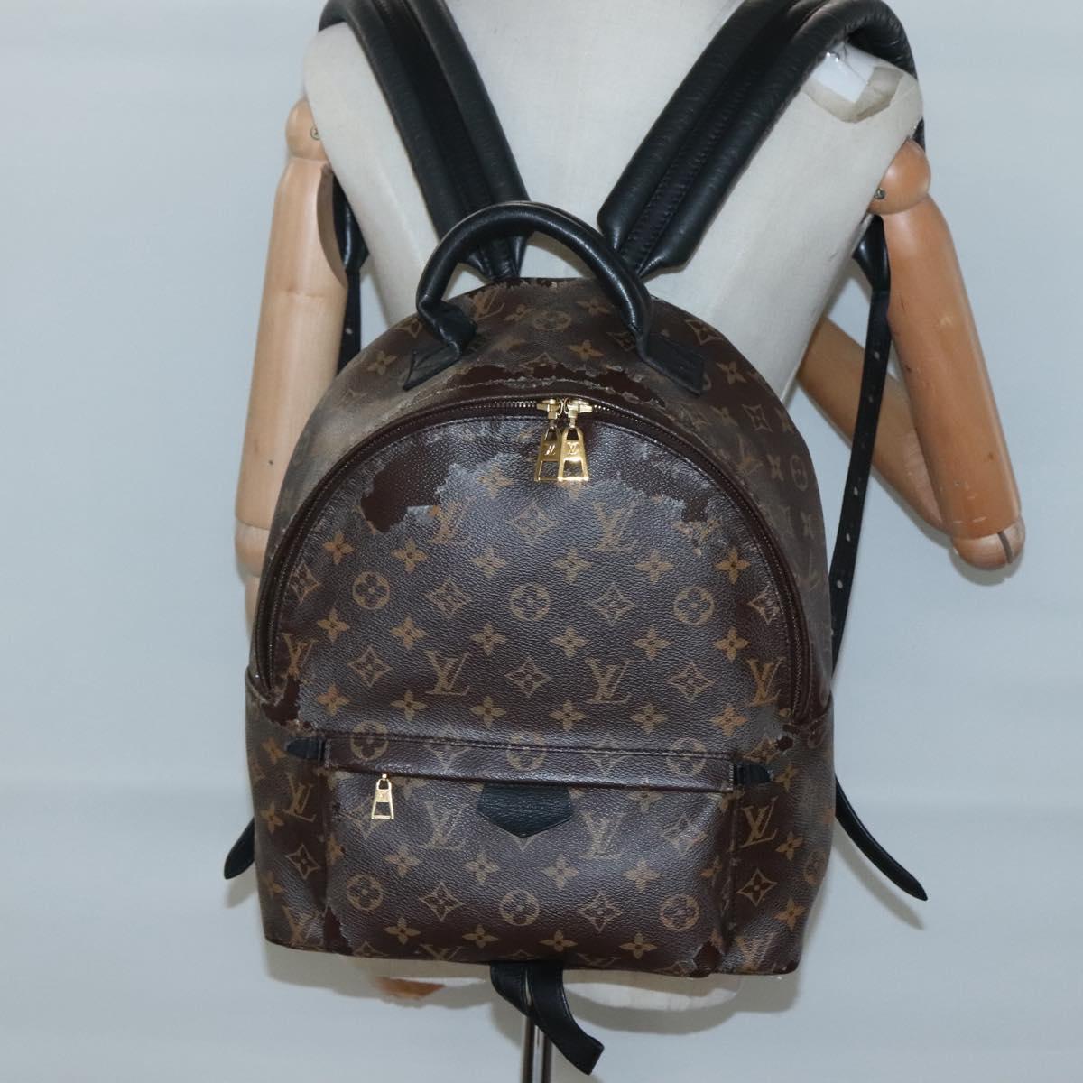 LOUIS VUITTON Monogram Palm Springs MM Backpack M41561 LV Auth 126415