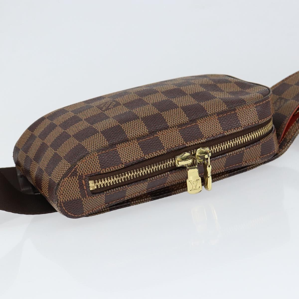LOUIS VUITTON Damier Ebene Geronimos Shoulder Bag N51994 LV Auth 126424