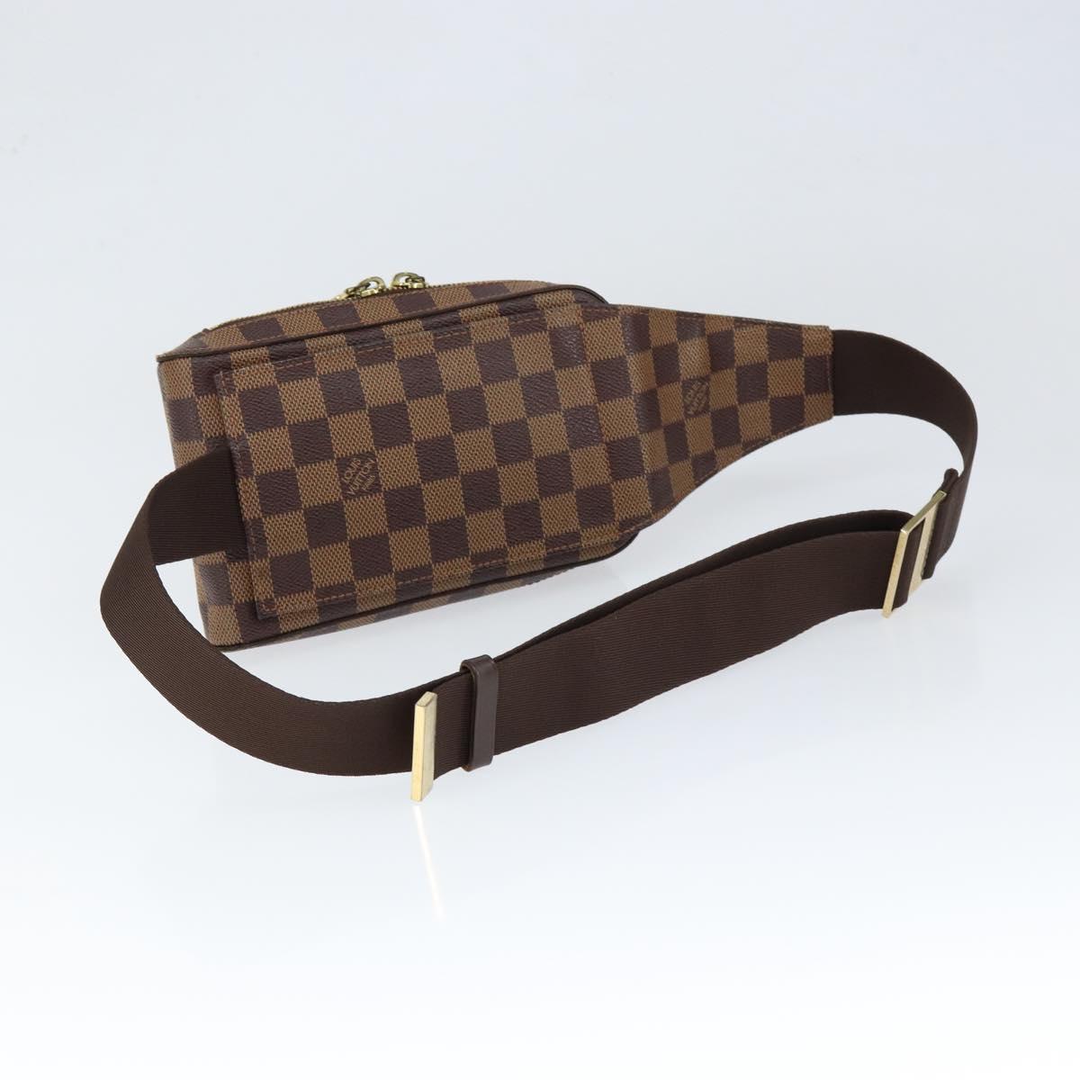 LOUIS VUITTON Damier Ebene Geronimos Shoulder Bag N51994 LV Auth 126424