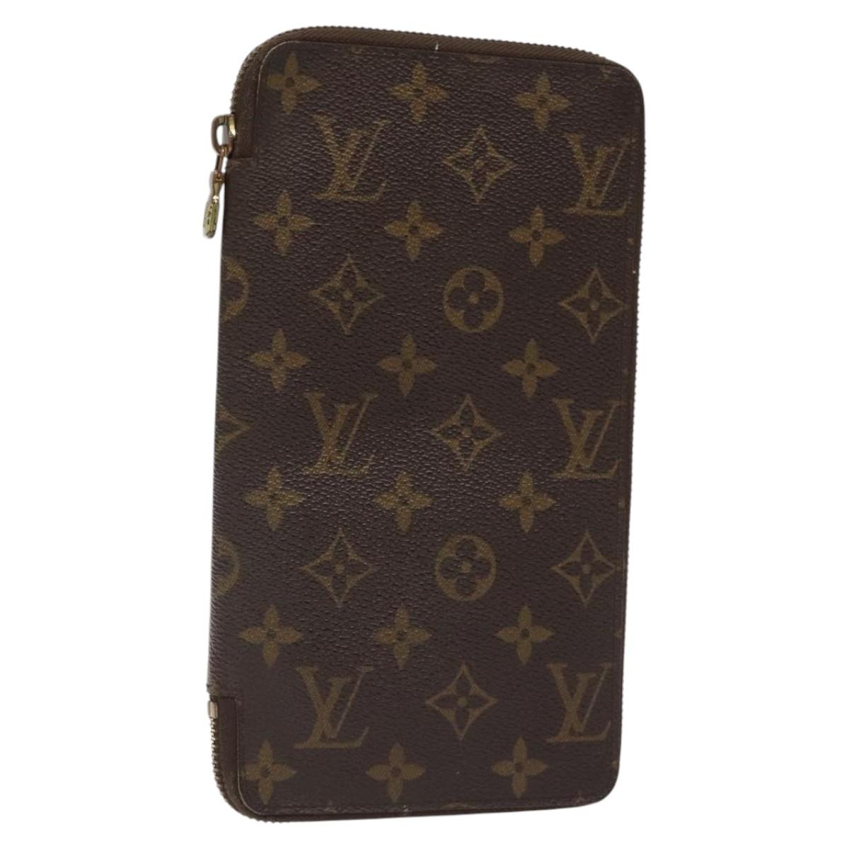 LOUIS VUITTON Monogram Zippy Organizer Long Wallet M62581 LV Auth 126432