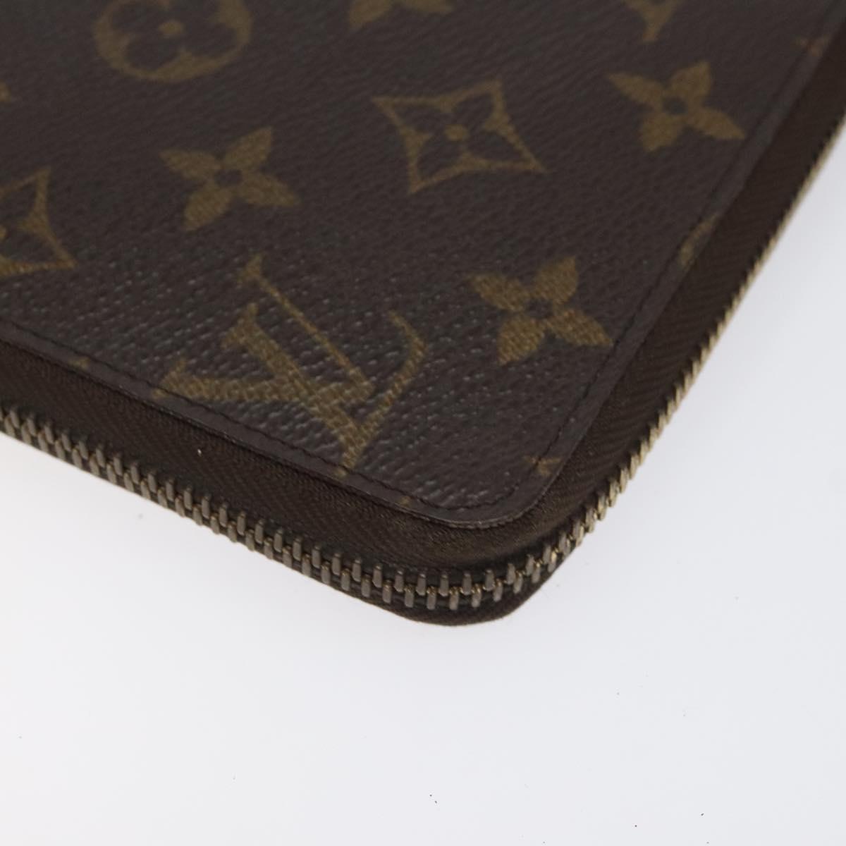 LOUIS VUITTON Monogram Zippy Organizer Long Wallet M62581 LV Auth 126432