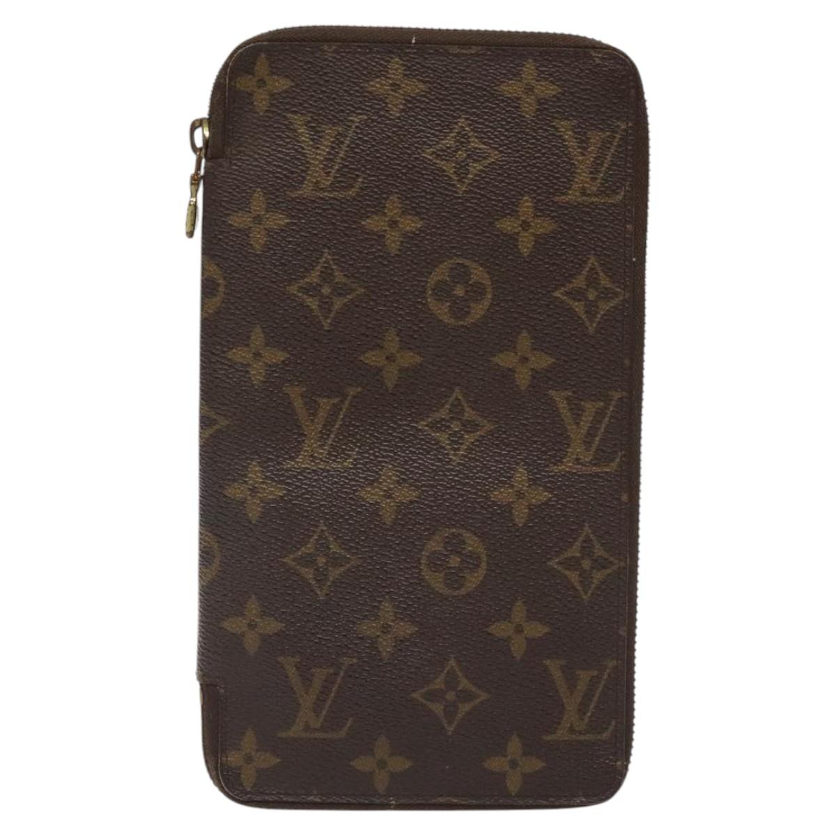 LOUIS VUITTON Monogram Zippy Organizer Long Wallet M62581 LV Auth 126432