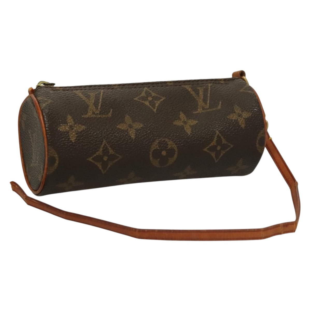 LOUIS VUITTON Monogram Papillon Pouch LV Auth 126470