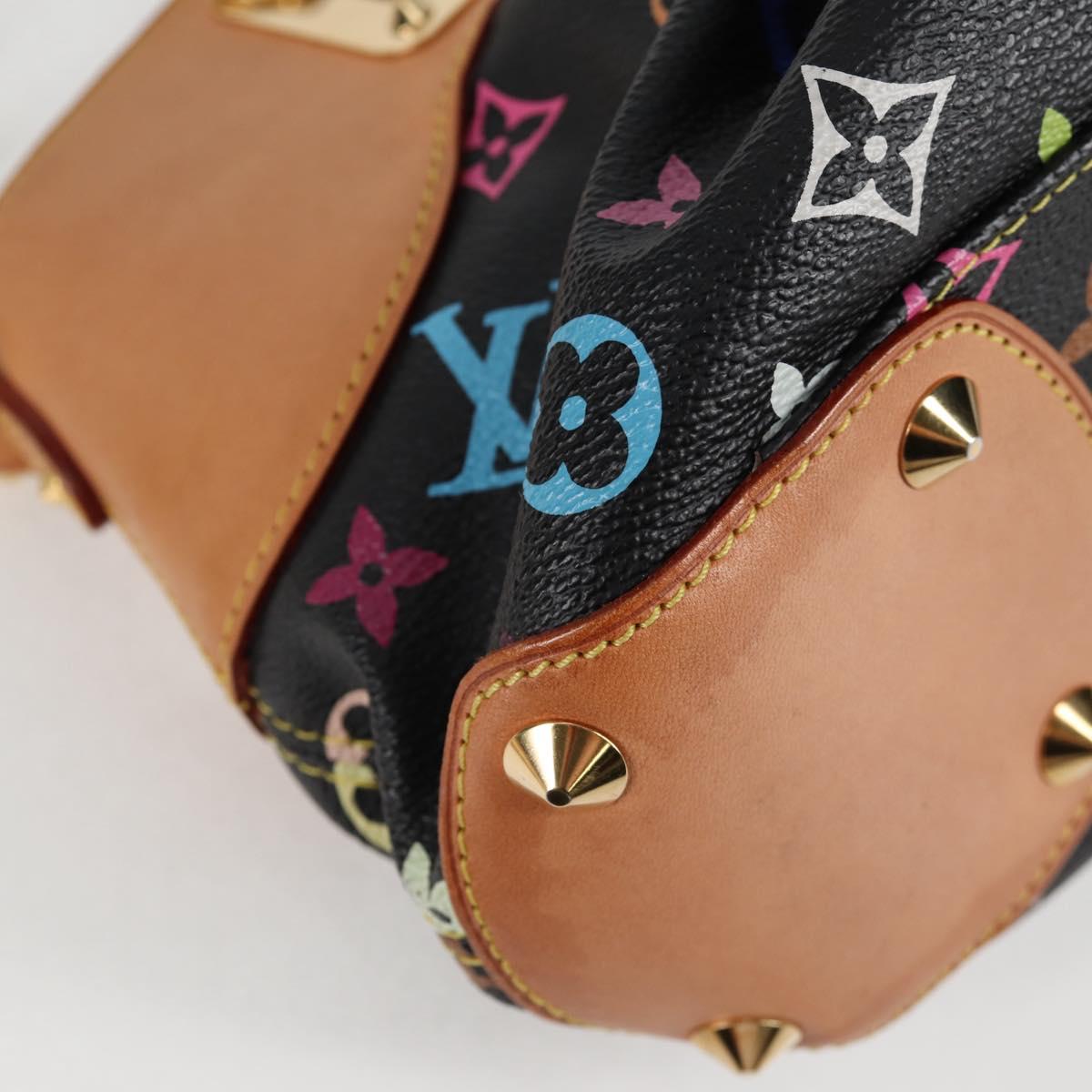 LOUIS VUITTON Monogram Multicolor Judy PM Bag 2way Black M40258 LV Auth 126485V