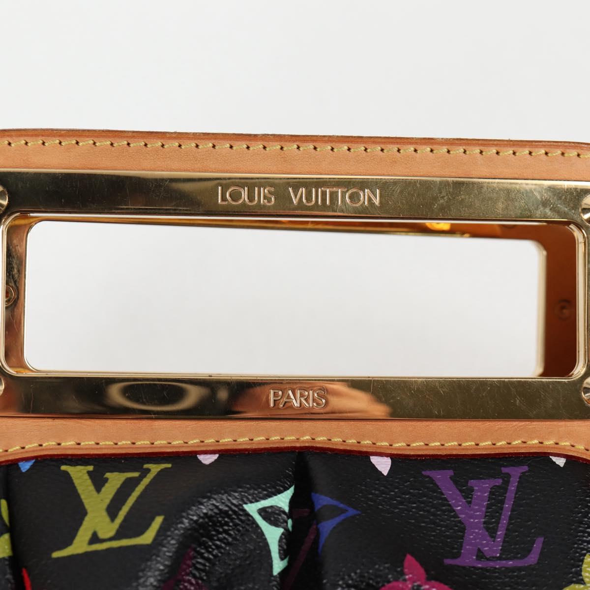 LOUIS VUITTON Monogram Multicolor Judy PM Bag 2way Black M40258 LV Auth 126485V