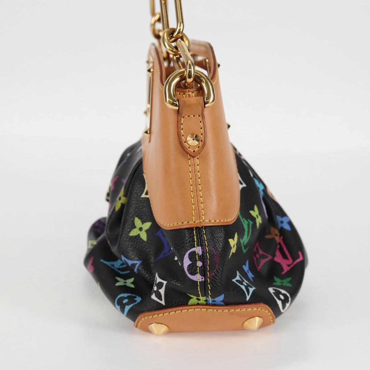 LOUIS VUITTON Monogram Multicolor Judy PM Bag 2way Black M40258 LV Auth 126485V