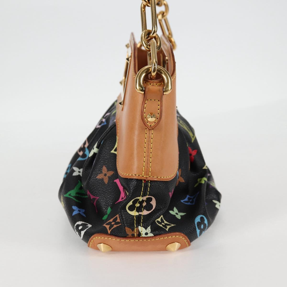 LOUIS VUITTON Monogram Multicolor Judy PM Bag 2way Black M40258 LV Auth 126485V