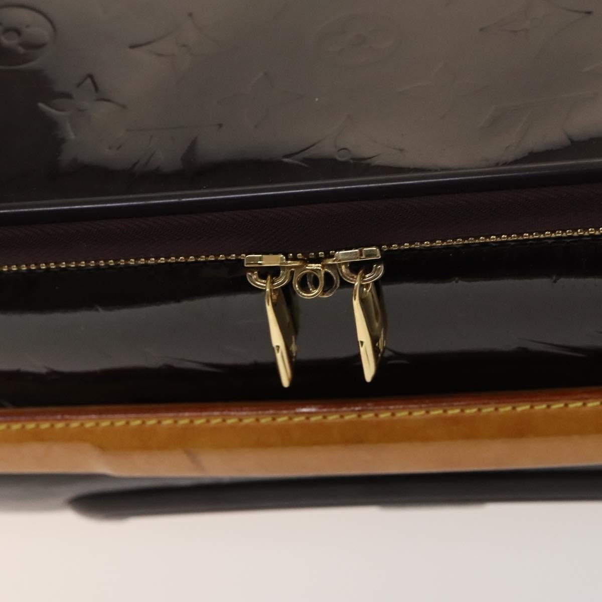 LOUIS VUITTON Monogram Vernis Pegas 45 Suitcase Amarante M91277 LV Auth 126511