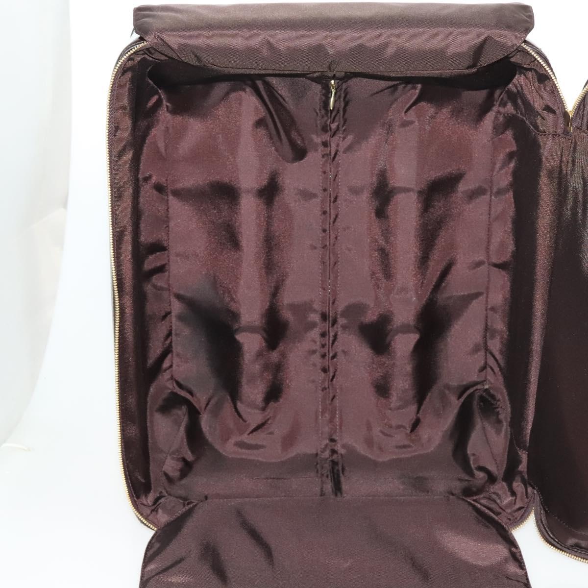 LOUIS VUITTON Monogram Vernis Pegas 45 Suitcase Amarante M91277 LV Auth 126511